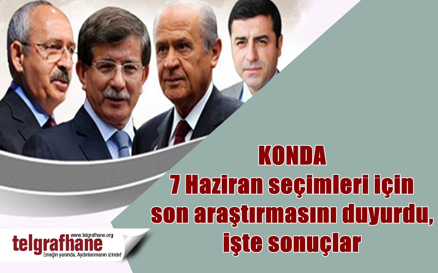 KONDA 7 Haziran seçimleri için son araştırmasını duyurdu, işte sonuçlar